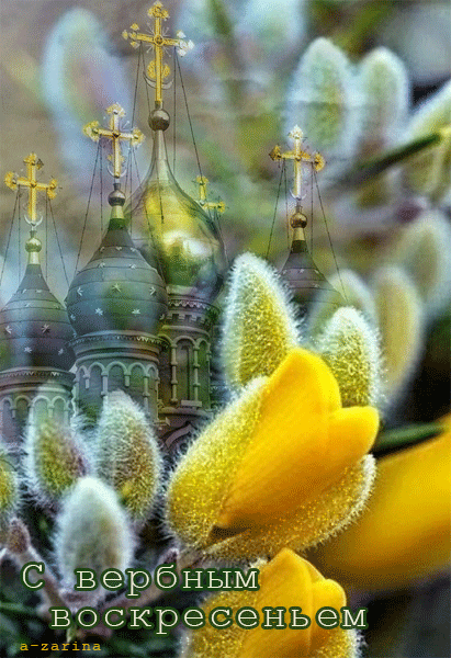 картинка под названием - С праздником весенним! Вербным воскресеньем из категории С днём рождения.