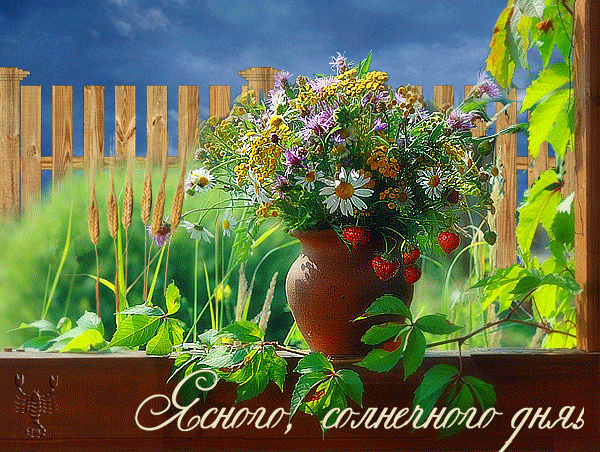 картинка под названием - Ясного, солнечного дня! из категории С днём рождения.