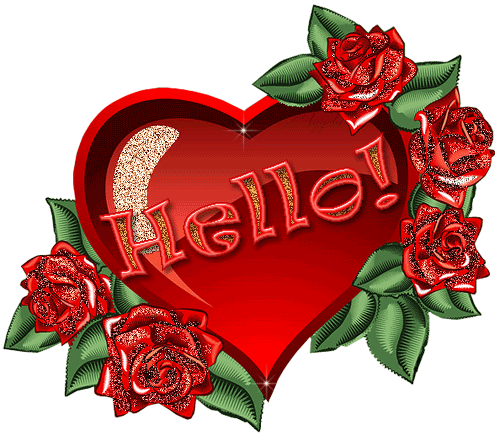 картинка под названием - Сердечное Hello из категории С днём рождения.